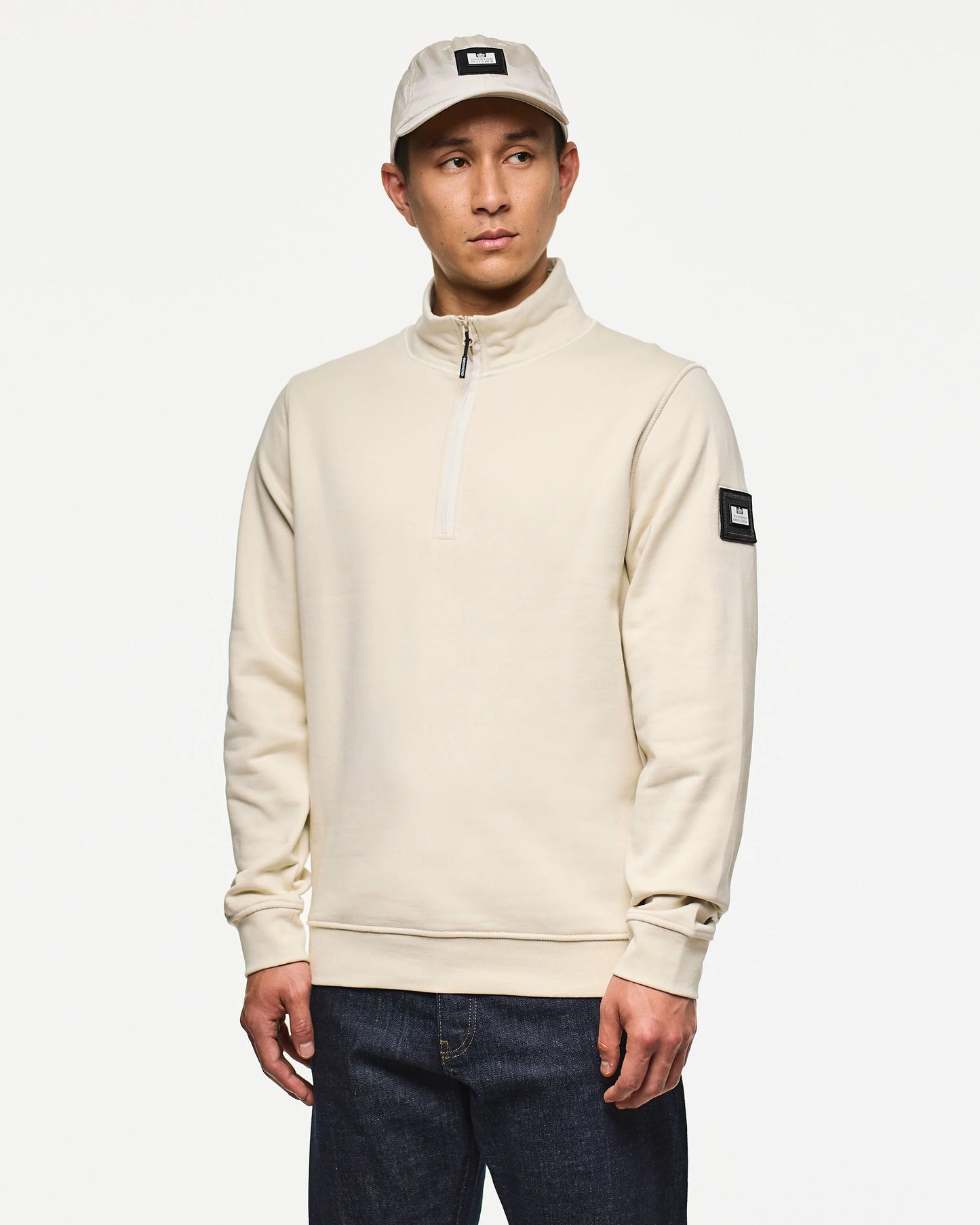 Weekend Offender Kraviz Quarter Zip Sweatshirt Calcium