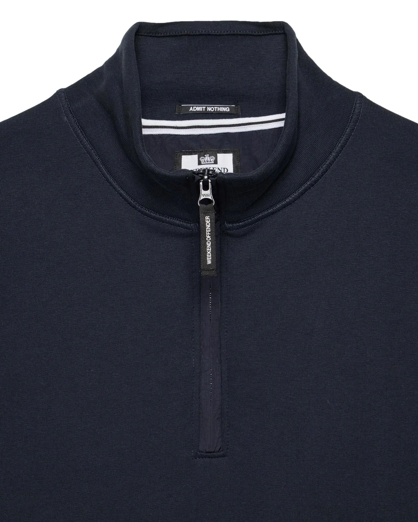 Weekend Offender Kraviz Quarter Zip Sweatshirt Navy