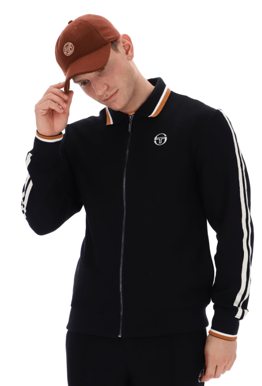 Sergio Tacchini Giorno Track Top Black - RD1 Clothing