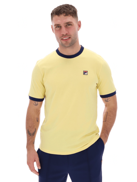 Fila Marconi T-Shirt Vintage Raffia/Navy - RD1 Clothing