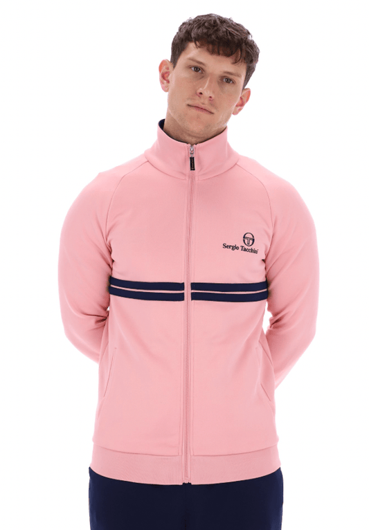 Sergio Tacchini New Dallas Track Top Quartz Pink/Maritime Blue - RD1 Clothing