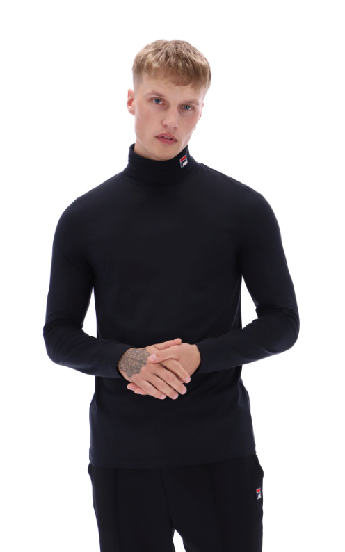 Fila Vintage Classic 19th Roll Neck Black - RD1 Clothing