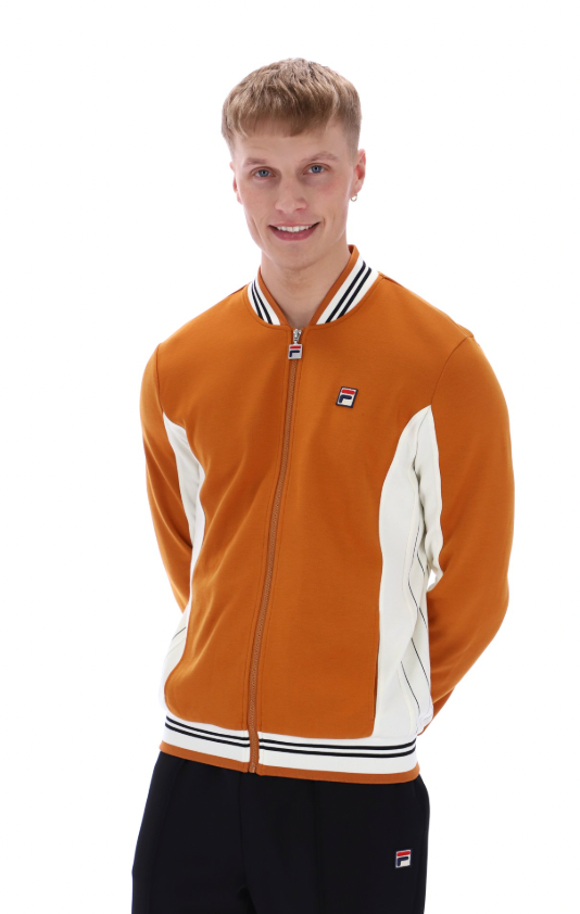 Fila Vintage Settanta Track Top Pumpkin Spice/Gardenia/Black - RD1 Clothing
