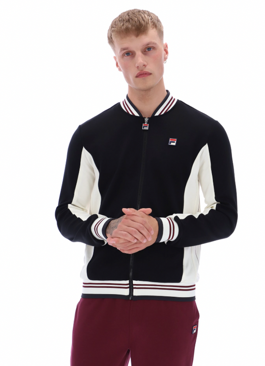 Fila Vintage Settanta Track Top Black/Gardenia/Fig/Charcoal - RD1 Clothing