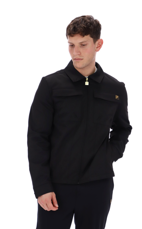 Fila Kasa Overshirt Black - RD1 Clothing