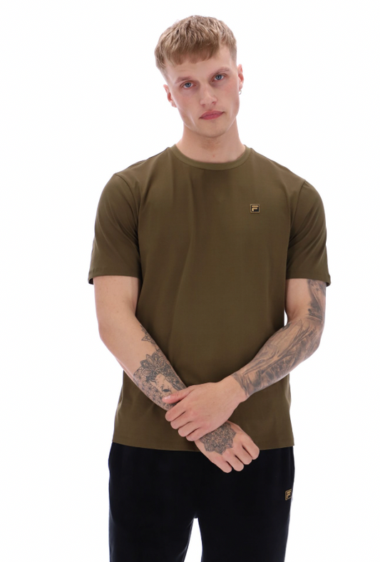 Fila Gold Yaxley 3 T-Shirt Dark Olive - RD1 Clothing