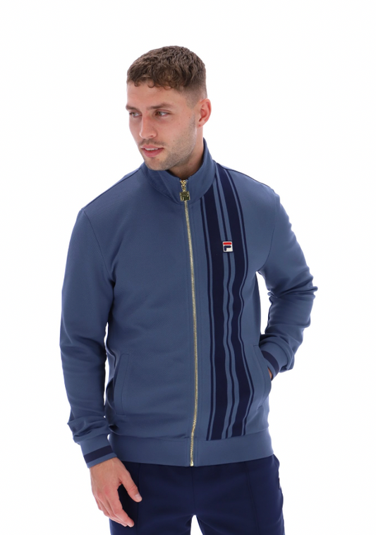 Fila Dante Striped Track Top Vintage Indigo/Navy - RD1 Clothing