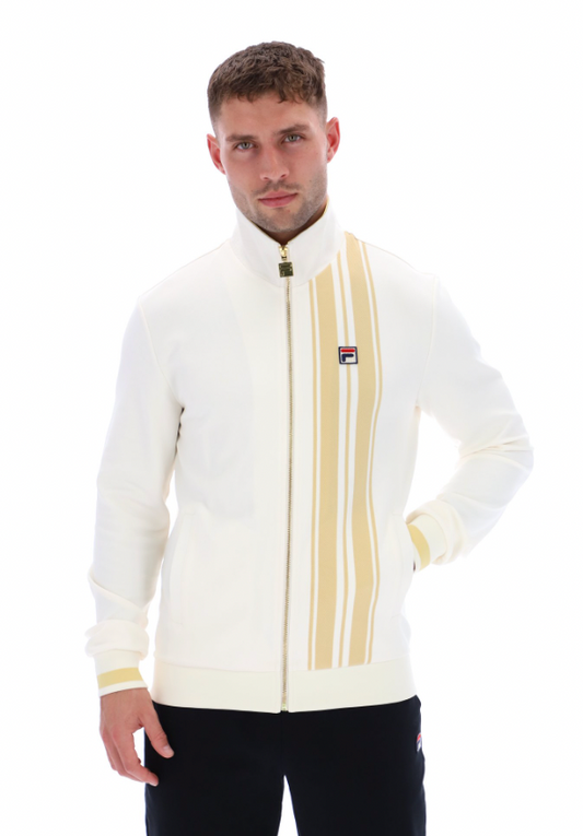Fila Dante Striped Track Top Vintage Gardenia/Raffia - RD1 Clothing