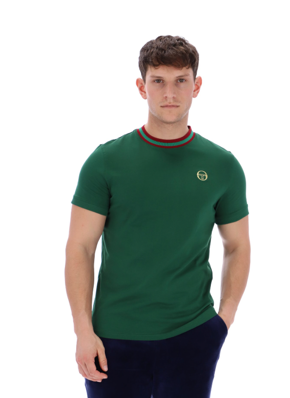 Sergio Tacchini Rainer T-Shirt Eden/Rhubarb - RD1 Clothing