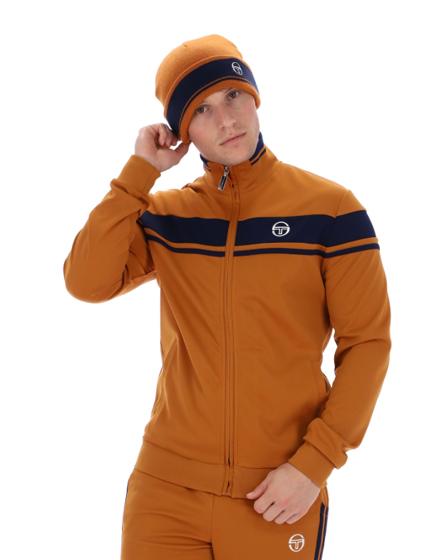 Sergio Tacchini Damarindo Track Top Pumpkin Spice/Navy - RD1 Clothing