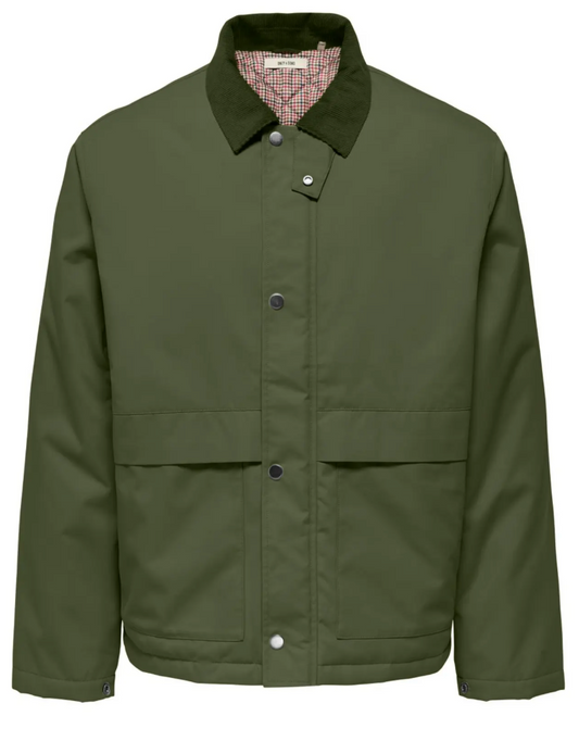 Only & Sons Onskosmo Padded Jacket Green
