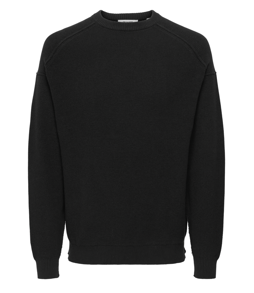 Only & Sons Onsjack Relax Longsleeve Knitted Crew Black