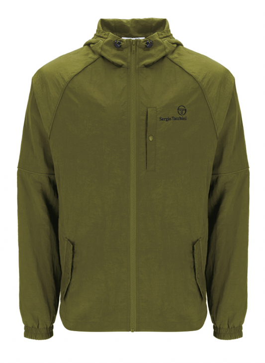 Sergio Tacchini Maldini Hooded Jacket Avocado
