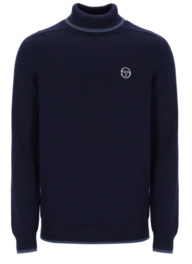Sergio Tacchini Caruso Roll Neck Navy - RD1 Clothing