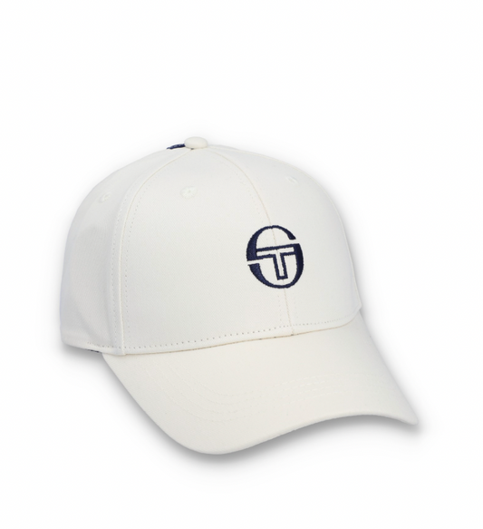 Sergio Tacchini Linus Classic 6 Panel Strapback Cap Gardenia