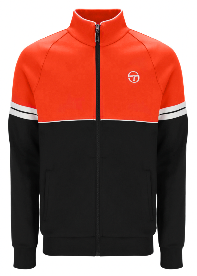 Sergio Tacchini Orion Track Top Tangerine/Black