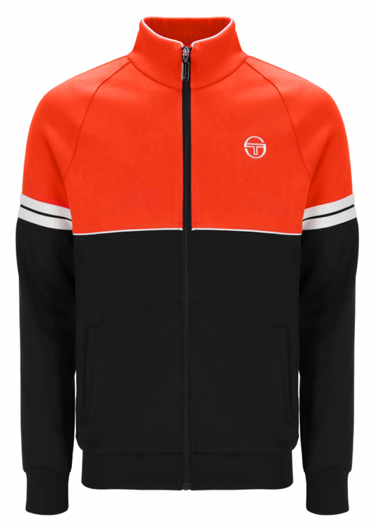 Sergio Tacchini Orion Track Top Tangerine/Black