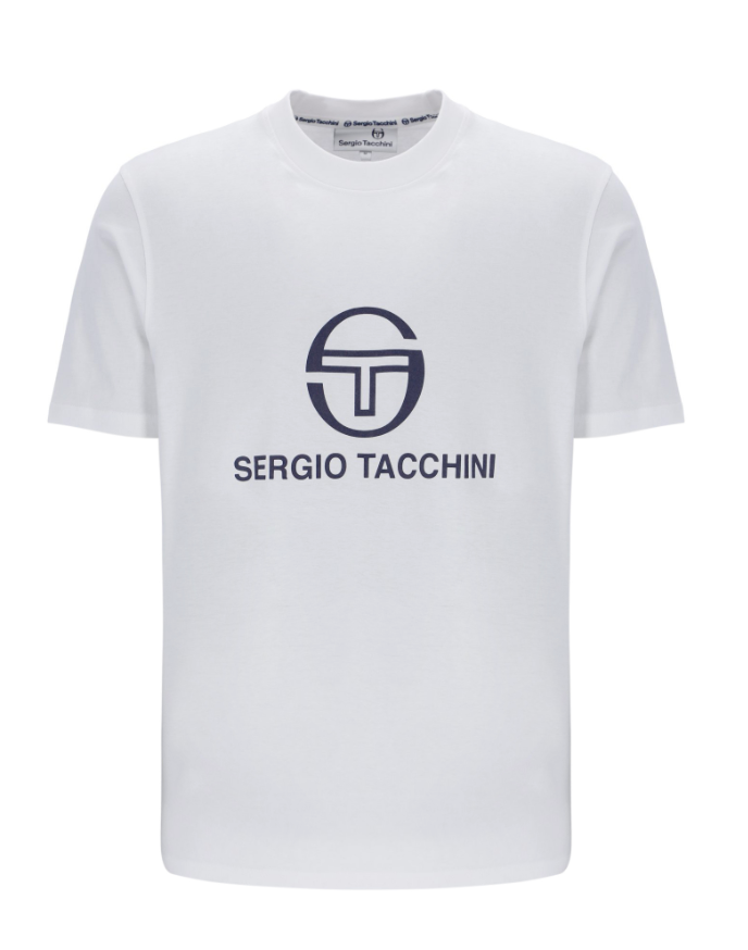 Sergio Tacchini Bari T-shirt White/Maritime Blue