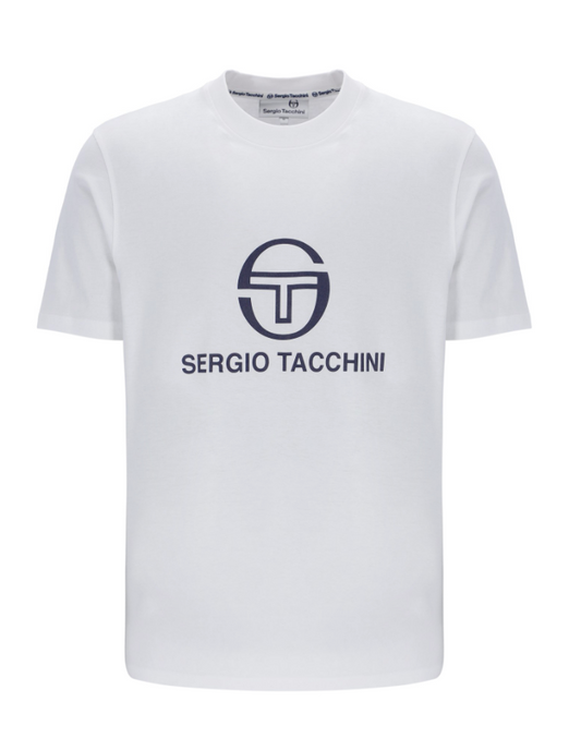Sergio Tacchini Bari T-shirt White/Maritime Blue
