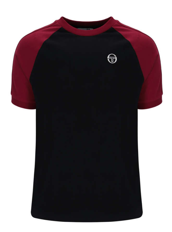 Sergio Tacchini Hadow T-Shirt Black/Gardenia