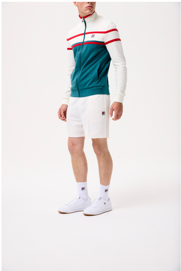 Fila Eusebio Pin Tuck Shorts Gardenia - RD1 Clothing