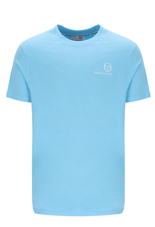 Sergio Tacchini Felton T-Shirt in Baltic Sea color, featuring a casual fit and logo detail on the front.