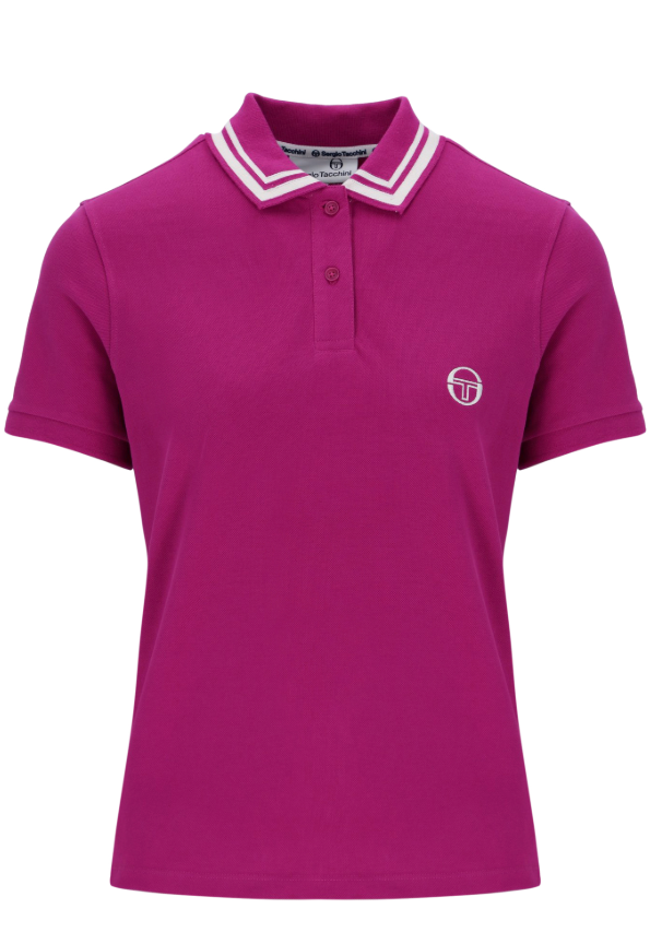 Sergio Tacchini Womens Miss Milana Polo Shirt Festival Fuchsia