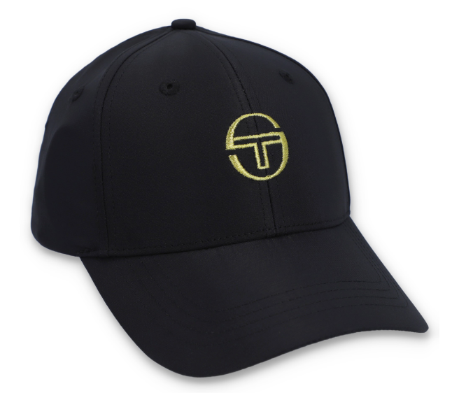 Sergio Tacchini Marz 6 Panel Hat Black/Gold