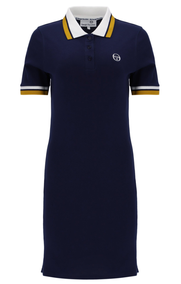 Sergio Tacchini Gianna Polo Dress Navy/Gardenia