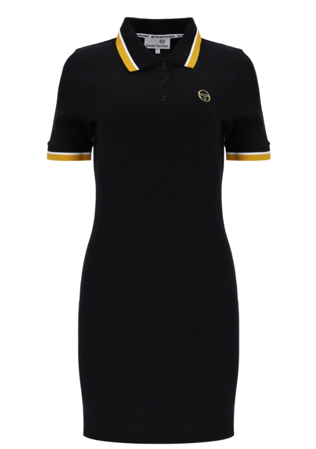 Sergio Tacchini Gianna Polo Dress Black