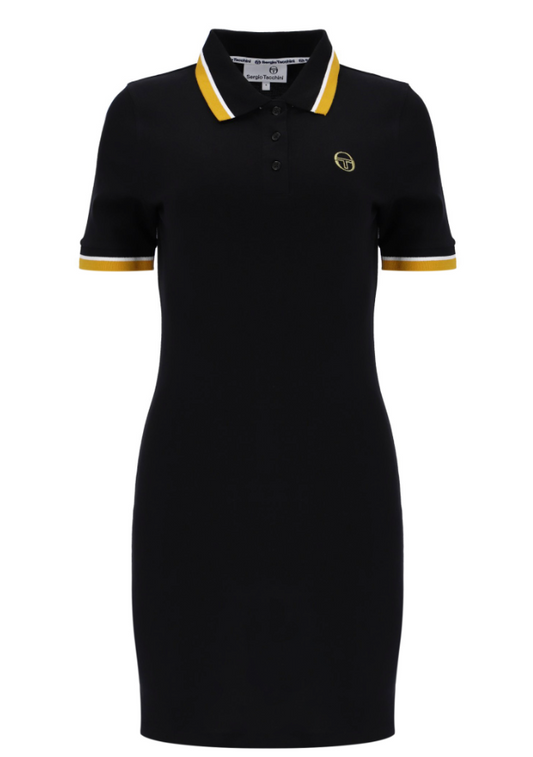 Sergio Tacchini Gianna Polo Dress Black
