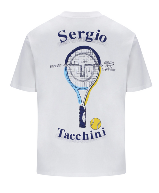 Sergio Tacchini Volta Graphic T-shirt White