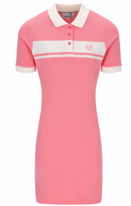 Sergio Tacchini Miss Masters Dress Geranium Pink/Gardenia