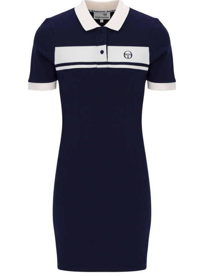 Sergio Tacchini Miss Masters Dress Geranium Navy/Gardenia