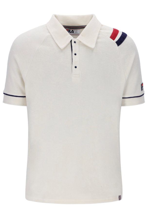 Fila Vintage Massimo Terry Polo Gardenia/Garnet/Navy