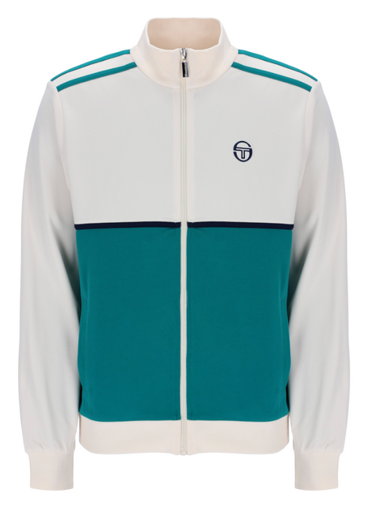 Sergio Tacchini Locchi Track Top Gardenia/Harbour Blue/Navy