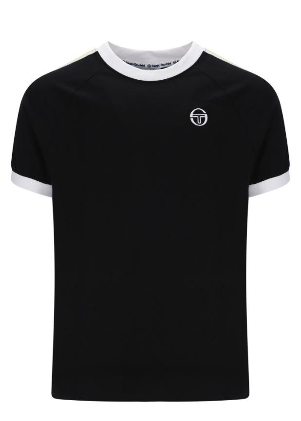 Sergio Tacchini Pino Ringer T-shirt Black/White