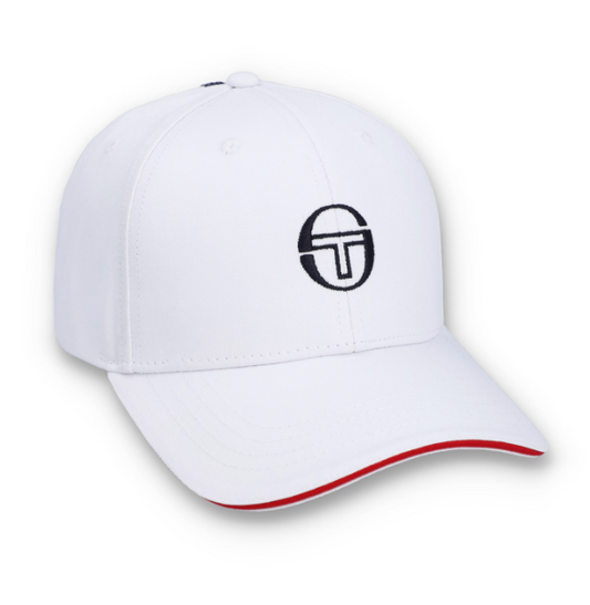 Sergio Tacchini Cortona Peaked Cap White/Navy