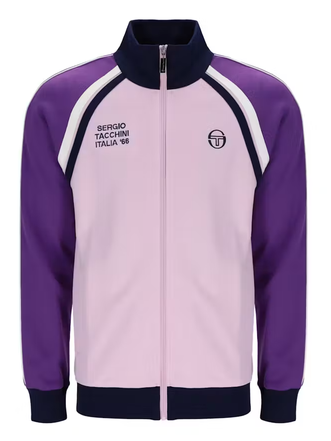 Sergio Tacchini Ghibli Track Top Light Lilac/Pansy/Navy