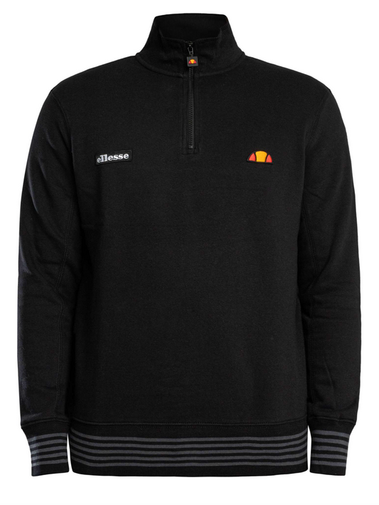 Ellesse Verazo Quarter Zip Jumper Black
