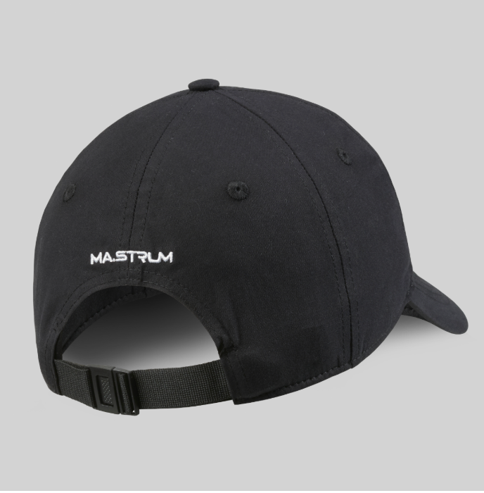 MA.STRUM Badge Baseball Cap Jet Black