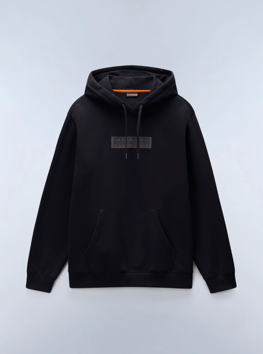 Napapijri Box Logo Hoodie Black Beauty