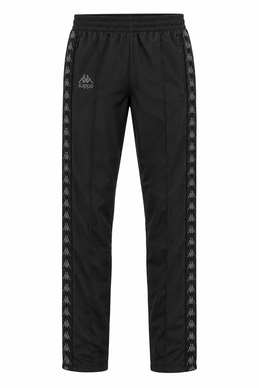 Kappa Ulrich Track Pant Black Grey/Coal