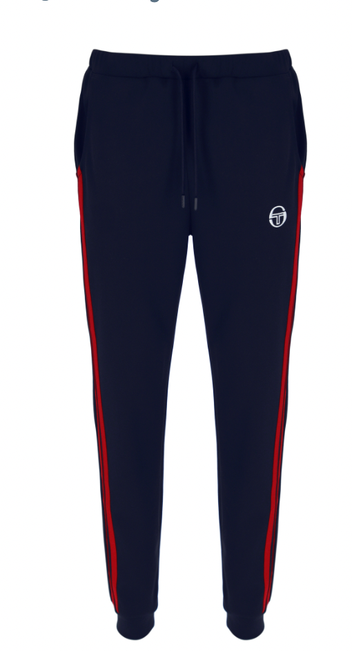 Sergio Tacchini Damarindo Track Pant Maritime Blue/Adrenaline Rush