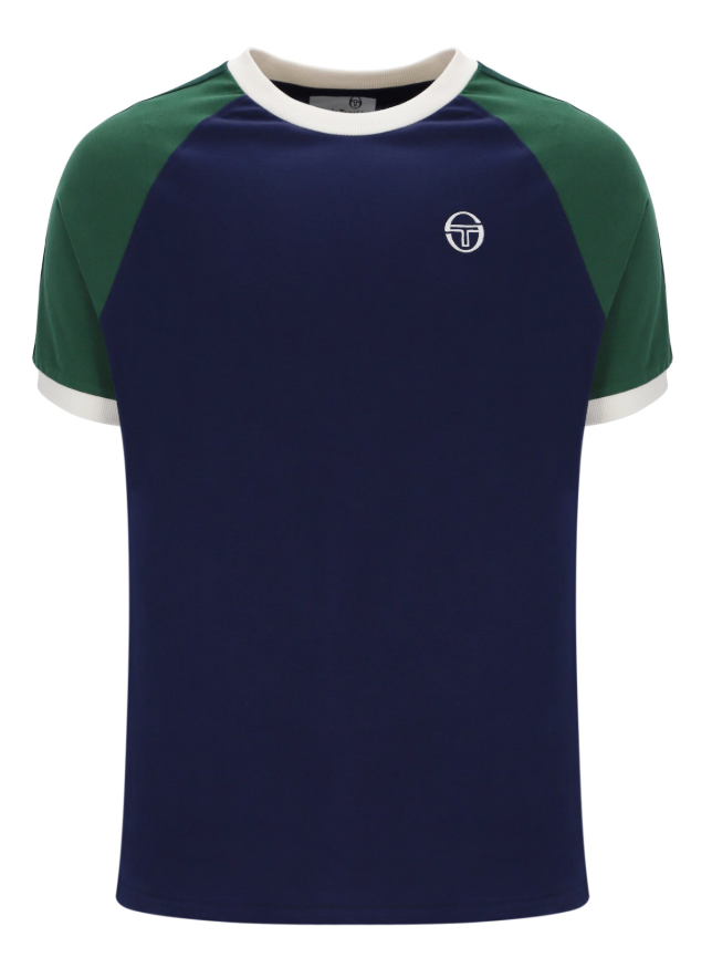 Sergio Tacchini Hadow T-Shirt Maritime Blue/Eden