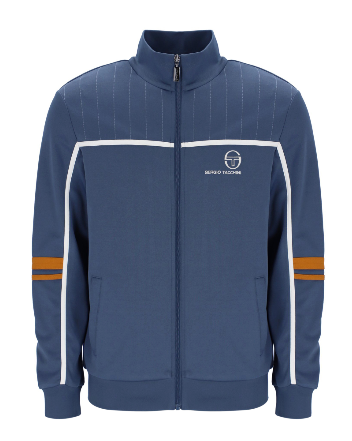 Sergio Tacchini Frankie Track Top Vintage Indigo/Pumpkin Spice
