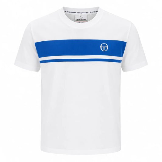 Sergio Tacchini Masters T-Shirt White/Princess Blue