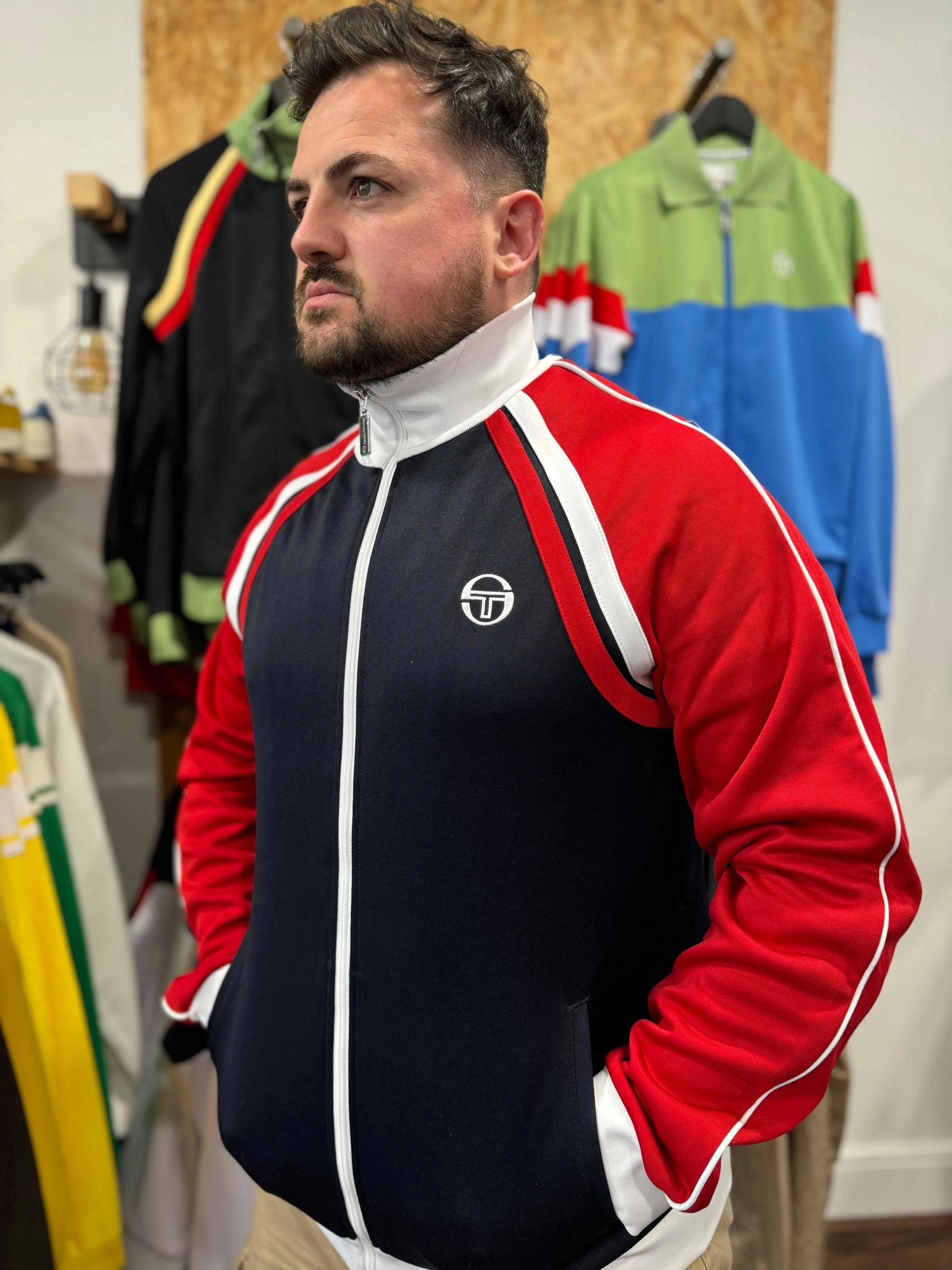 Sergio tacchini ghibli track top hotsell