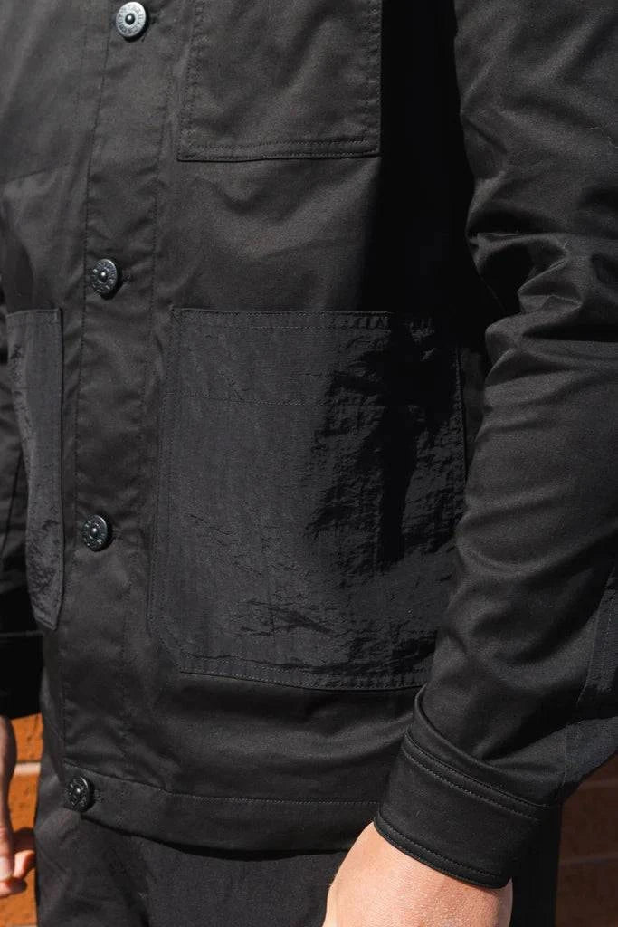 Terrace Cult Vito Overshirt Black - RD1 Clothing