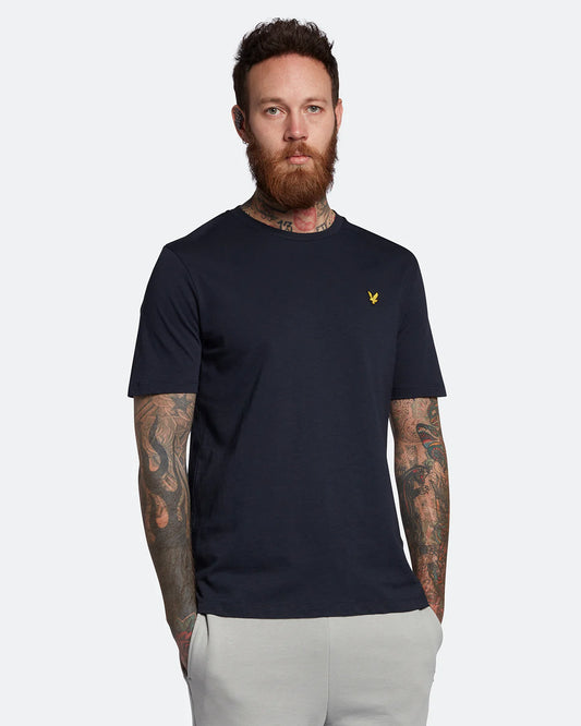 Lyle & Scott Slub T-Shirt In Dark Navy - RD1 Clothing